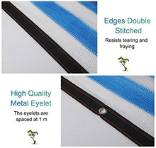 Telo Ombreggiante, Telo Coprente da 90% Sunblock for Piante con Occhielli - Tessuto for Protezione Esterna Anti-UV, Copertura in Rete a Strisce for pergola a Effetto Serra (Size : 6m x 10m)