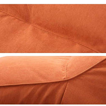 LuoMei Lettino Pieghevole Grande per Adulti Cuscino per Sedia da Pavimento Gigante Extra Grande Soggiorno Gioco Giardino Esterno Beanbag Sedia Reclinabile Invia Pennello AppiccicosoViola