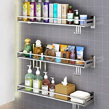 AINIYF Bagno Bagno Doccia Mensola Organizzatore a Parete in Acciaio Inox Punch Libera del chiodo-Colla Libera Drain Hook (Dimensioni: 70x16x10cm)