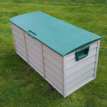 CFYP Scatola Portaoggetti da Esterno, Scatola da Giardino Resistente agli Agenti Atmosferici Facile da Spostare - Verde (112x48x54cm)