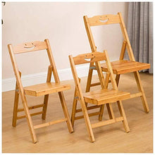 UNU_YAN Sedia Pieghevole Portatile, NAN Materiale di bambù con Schienale Antiscivolo Mat Pieghevole Risparmiare Spazio, Moderni Sedie da Pranzo (Color : 64.5cm)