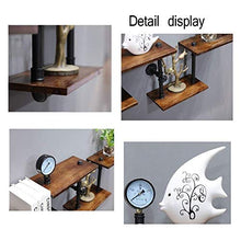RCLD Una partizione Tiers Rustico Monte Mensola Staffa Metallica Bookshelf DIY Bagagli squisita fattura Books Cornici Vasi da tè di Legno, Materiale Legno: Pino (Size : B)