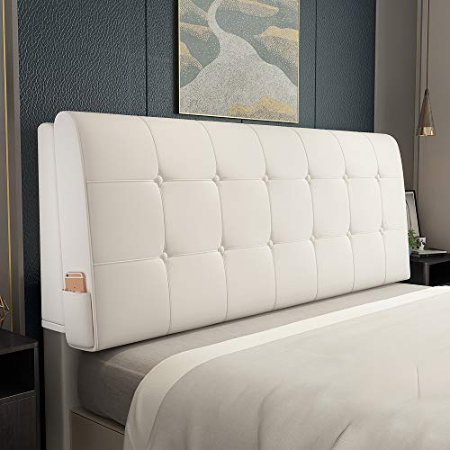 GYDXY Testiera Cuscini Doppio Schienale Cuscini Lunghi Cuscino, Cuscino Tatami Cuscini in Pelle PU Cuscini Imbottiti, Lettura a Letto/Letto Matrimoniale/Divano Letto/Letto a Castello/testiera