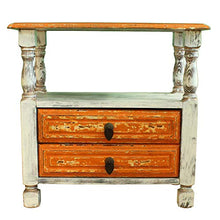 Tavolino asiatico (58 cm), stile shabby chic, colore: Arancione Asia LifeStyle