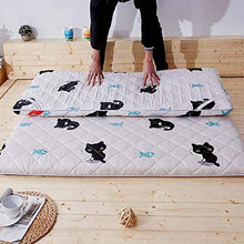 Futon Furniture - Materassi tradizionali giapponesi per il pavimento, pieghevoli, per yoga, singoli, doppio spessore di 7 cm, 100 x 200 cm, 90 x 200 cm