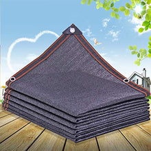 DANDAN Sun Shade Net, Crittografia Sun Net, Rete per Tende Spessa, Rete Solare, Balcone sul Cortile, Ombreggiatura del Tetto Dell'auto, Rinforzo A Quattro Linee Nero A 6 Pin (Size : 4 * 8m)