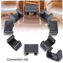 Ohomr Clips 10PCS Divano, Sei Centimetri Divano Connect Clamps, mobili materie plastiche Clip per Giardino Patio Mobilio Decorazione Domestica