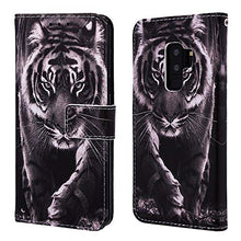 Robinsoni Custodia Compatibile con Samsung Galaxy S9 Plus Case Portafoglio Galaxy S9 Plus Cover Libro Case Pelle Antiurto Case Taccuino Magnetica Cover Libretto Cartone Animato Case Cover Tigre