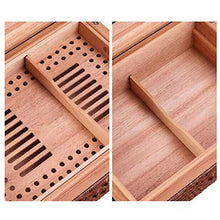 ZYING Leather Cigar Box di stoccaggio - Versatile Forte Resistente all'Uso di Tenuta buona Cigar Humidor Cigar Box (Color : Brown)