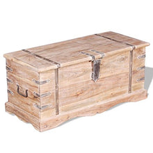 XINGLIEU Baule portaoggetti Marrone, Baule portaoggetti in Legno, Tavolo supplementare, 90 x 40 x 40 cm