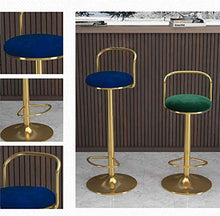 Tavolo da Colazione Sedie da Bar Sgabelli da Bar per Bancone da Cucina Sgabelli da Bar Sgabello da Bar Regolabile in Altezza, 1 PC (Velluto)