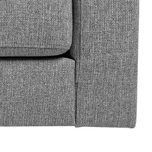 Amazon Brand - Movian Ticino - Divano a 2 posti e mezzo, 88 x 210 x 88 cm (Lu x La x A), grigio - Arredi Casa