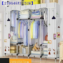 TWDYC Armadio Spazio Guardaroba Moderno Semplice Assemblea Economico Semplice Camera gabinetto for Bambini Bagagli