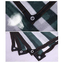 Ombra Vele Ombreggiatura Esterna Protezione Solare Patio Anti-UV Tetto Protezione Solare Balcone Fiori Piante Strisce Verde Scuro (Colore: A, Dimensioni: 2 & Volte; 4m)