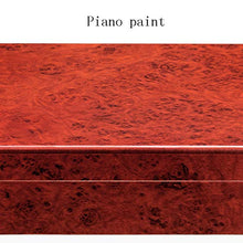 Cigar Humidor, Piano Vernice Cigar Humidor Scatola di Cedro Legno Moda Humidor Cigar Box di Stoccaggio 25 Sticks (265 * 215 * 70Mm),A