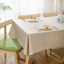 Shanks 'Shop. GASD Modern Concise Impermeabile Flax Rettangle Rettangolo Casa Tavolo da tavola Hotel (Color : Beige)
