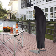 Amasawa 50 * 70 * 40CM Copertura per ombrellone 420D Oxford Telo Copri Copertura Protettiva per ombrellone Impermeabile per Copertura Parasole da Giardino (Nero)
