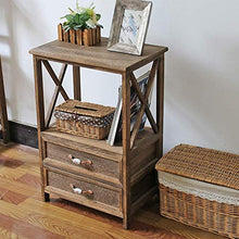 OFAY Comodino con Mensole E Cassetti, Armadio in Legno, Comodino, Comodino, Consolle Elegante, Mobili per Soggiorno