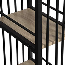 WOLTU Set Mobili da Bar Tavolo con 2 Sgabelli Alti Bancone per Cucina in Acciaio Legno BT26hei+BH130sz-2