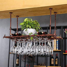 Classico Wine Rack Wine Glass Rack Hanging Upside Down Bronzo MULTISIZE Calice Rack Living Room Bar Decoration Dimensione: 100x30cm
