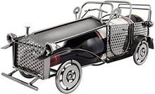BRUBAKER Portavino Portabottiglie dal Design Automobile Depoca con Biglietto Dauguri - Scultura in Metallo con Biglietto Dauguri
