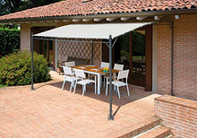 vorghini Pergola da Giardino in Ferro 4X3m Chains Sabbia