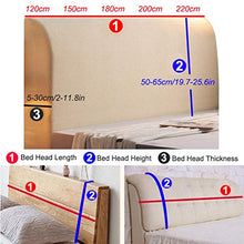 Copri Copertura Testiera Letto Universale Fodera Testata Letto In Tessuto Elastico Elegante E Semplice Copri Antipolvere Per Testiere Letto All-Inclusive Decora La Camera Da Letto,M-220X70CM