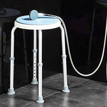 Sgabello doccia 8 Regolazioni di Altezza Sgabello Doccia In Lega di Alluminio Telaio Rotazione 360 ° Montaggio Impermeabile Mute Antiscivolo Sgabello Da Bagno