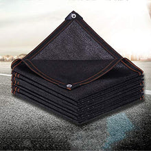 Senza marchio DANDAN Rete Ombreggiante Rete Anti-età Rete Ombreggiante Rete Ombreggiante Patio/Balcone/Serra/Rete Isolante per La Casa Nero 12 Pin (Size : 5 * 10m)