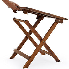 Deuba Tavolino Pieghevole richiudibile Legno Acacia Oliato 46x46x46cm Tavolo Campeggio Giardino Balcone Spiaggia Caffé
