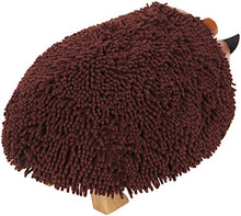CLP Sgabello Pouf Bambino Iringa in Similpelle E Ciniglia I Panchetto Poggiapiedi Stanza Giochi Forma Animale Imbottito, Colore:Marrone