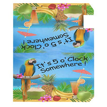 Copre cassetta delle lettere magnetico estivo pappagallo ananas uccello frutta tropicale banana grande postale casella avvolge giardino cortile decorazione casa dimensioni 64,8 x 53,3 cm