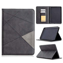Miagon Smart Custodia per Kindle Paperwhite 2018 {6"},PU Pelle Affari Cover con Auto Wake & Sleep In piedi Funzione e Slot per schede Documenti,Nero