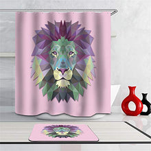 Combinazione Bagno. Immagini Chiare E Colori Vivaci Rendono Il Tuo Bagno Pieno di Vita. Accessori da Bagno. Modelli Creativi. Leone.