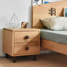 DYXYH Comodino-40 * 40 * 45cm Divano Tavolino snack Tavolino, terminale Laterale Tavolo Comodino con immagazzinaggio del cassetto gambe in legno massello Soggiorno Mobili Camera Da Letto