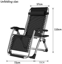 Sedia a sdraio reclinabile per esterni Zero Gravity Lettino prendisole pieghevole regolabile con portabicchieri, Sedia a sdraio extra larga per patio, giardino, spiaggia, piscina, con supporto cuscini