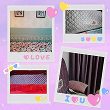 LANG ZI Fodera+Testiera+Letto Fodera per Testata Letto Copri Testata Letto 150/160/200 CM Matrimoniale/Singolo Premium Imbottita Elastica Copritestata Letto Protezione Anti-Collision.