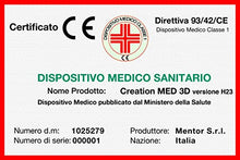 MENTOR - Materasso Memory Med H1 Matrimoniale 160x190 Creation Med H23 DISP. Medico DETRAIBILE 7 cm di Memory, Onda ad 11 Zone di portanza differenziata, sfoderabile e Lavabile.