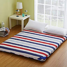 Cotone Spesso Non-Scivolare Sleeping Pad,Trapuntato Pieghevole Roll Up Materasso Tradizionale Giapponese Materassi Letto Futon Tatami Tappetino A 100x200cm(39x79inch)