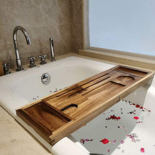 XuZeLii Porta Vasca da Bagno Bathtub Rack Bath Telescopico Bath Porta Cellulare Bidet Stoccaggio Scatolamento Bagno Bagno Bagno Bagno Angolo Scaffale può Essere Letto nella Vasca da Bagno