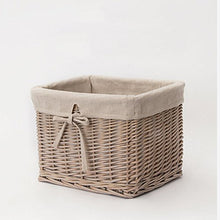 Cestini Portaoggetti Cestino Bin Vestiti Snack Detriti Scatola Di Giocattoli Naturale Liu Rattan Tessuti A Mano Camera Da Letto Soggiorno TG,Small