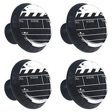 Assicella di film 4 PCS Pomelli per Porta, Pomolo per Mobile, Pomelli per Mobili con Viti, Maniglia per Armadietto, Pomelli per Porta, Pomelli per Cassetti per Porta, Armadio, Cassetto e Credenza