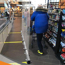 □ Per il business □ Divisorio della camera - Start Sneeze Guard - Schermata di protezione in plastica Scudo protettivo per caffetteria per caffè, negozi al dettaglio, cassiere, receptionist, ufficio