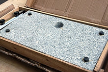 ProKIRA® - Supporto per ombrellone, 25 kg, per ombrelloni di diametro fino a 200 cm, in granito, rettangolare.
