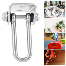 Nichhany Accessorio per Sedia sospesa per Amaca con Piastra Fissa a Sospensione in Acciaio Inossidabile Tipo a U con Piastra Fissa oscillante