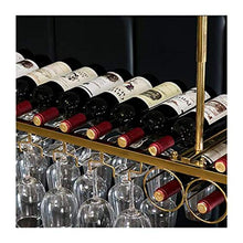 MFLASMF European Bar Creative Stainless Steel Light Wine Rack, Wine Glass Rack, Upside Down Home Wine Glass Rack, stemware Rack (Size : 60 * 35cm)