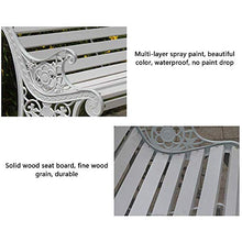 LXLH Panchina da Giardino Panchina da Giardino Panchina da Giardino Poltrona da terrazza, Panchine Decorative da Giardino in ghisa in Legno massello anticorrosione e antiruggine, Sedie di Riposo