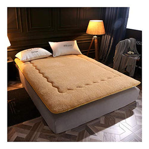 HUATAN Materasso Tatami Stuoie Futon Pieghevole, Multiuso Addensare Mantieni Caldo Materasso Coprimaterasso Imbottitura per Soggiorno Dormitorio,B,180 * 200cm/71 * 79inch