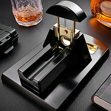VIY Cigar Cutter da Tavolo, Professionale Tagliasigari Ghigliottina in Inox Disegno Elegante Alta qualità(Nero)