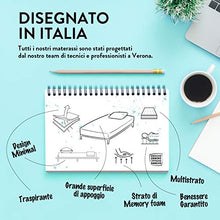 Brandina Pieghevole con Materasso Singolo, ALTO 10 cm, GEL MEMORY FOAM e AIRTECHFOAM+, 80x190, Letto 15 Doghe Legno Certificato, Struttura Robusta Antiruggine con Ruote, Casa Campeggio Lettino Garda